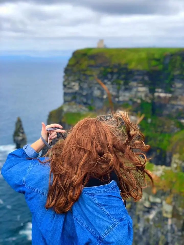 Caitie, Cliffs of Moher  The Irishman, photographer