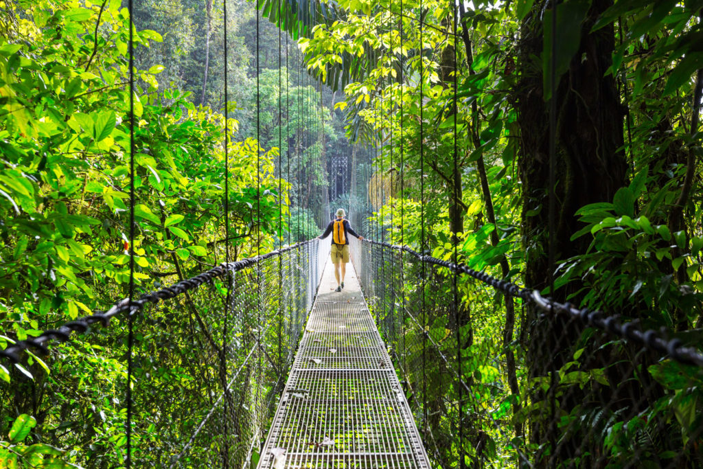 Costa Rica hanging bridges