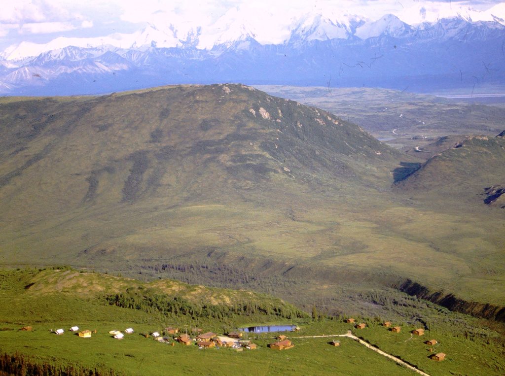 Camp Denali from ridge